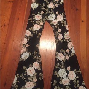 Boho Bell bottom pant. Floral print
